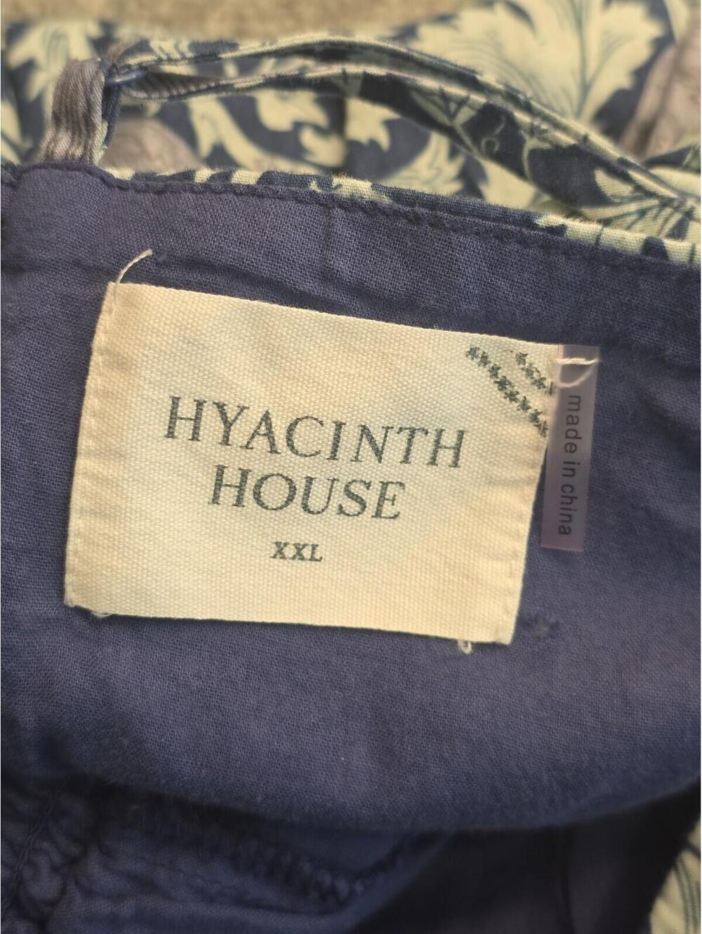 Hyacinth House Blue Leafy Floral Maeve Midi Dress Size XXL - Picture 11 of 11